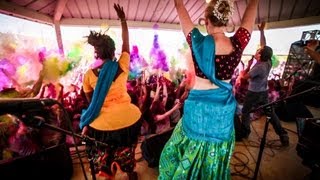 KIRTANIYAS  Nitai Gauranga feat MC Yogi  Festival of Colors OFFICIAL HOLI [upl. by Mccullough]