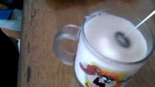 Aerolatte Review Frothing Cold Milk In Under 1 Minute [upl. by Alimat]