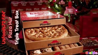 PIZZA HUT Triple Treat Box  Usfoods72 USA [upl. by Kenna171]