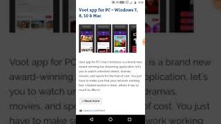 Voot app for PC – Windows 7 8 10 amp Mac [upl. by Le]