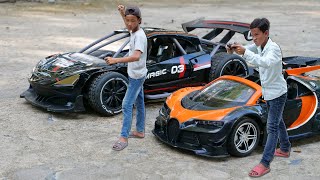 NERF GUN CAR RC CONTROL BATTLE 4 [upl. by Glanville262]