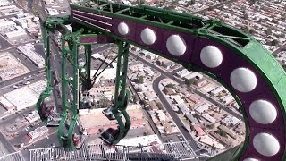 Worlds Scariest Thrill Rides  Stratosphere Las Vegas [upl. by Noemys419]