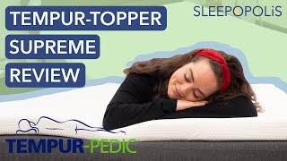 Tempurpedic TEMPURAdapt Mattress Topper Review [upl. by Ileana]