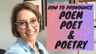 Learn to Pronounce POEM POET POETRY  American English Pronunciation Lesson learnenglish [upl. by Ahsart672]