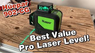 Huepar 902CG laser level unboxing [upl. by Aihsik771]